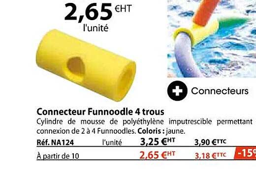connecteur funnoodle 4 trous
