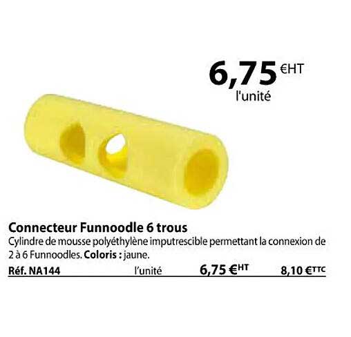 connecteur funnoodle 6 trous
