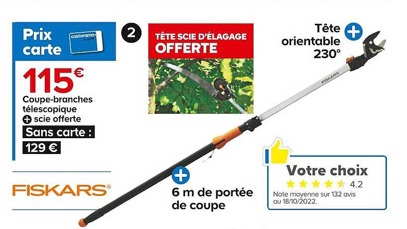 coupe-branches télescopique fiskars