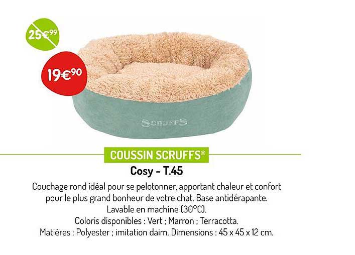 coussin scruffs cosy - t.45