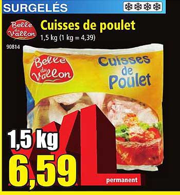 cuisses de poulet belle du vallon