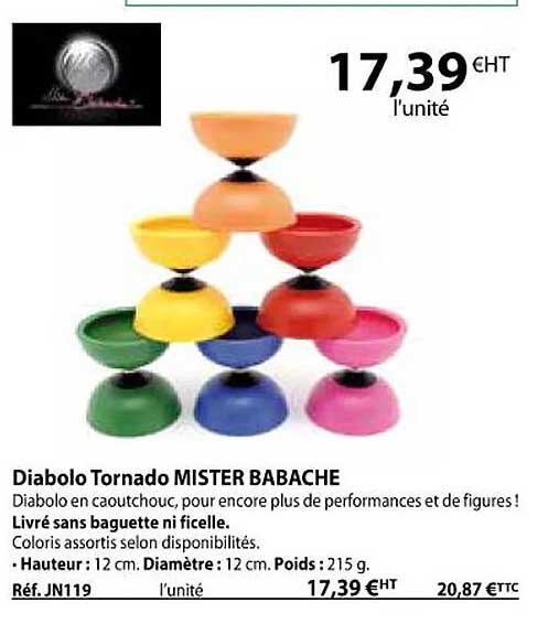 diabolo tornado mister babache