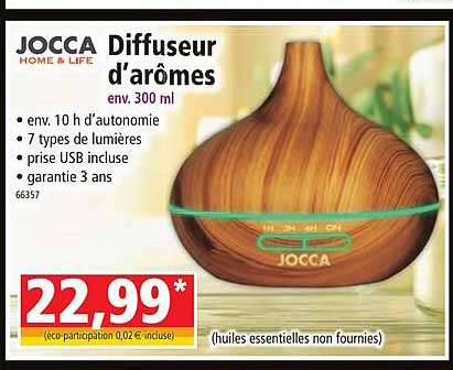 diffuseur d'arômes jocca home & life