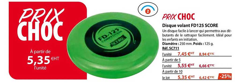 Disque Volant Fd125 Score