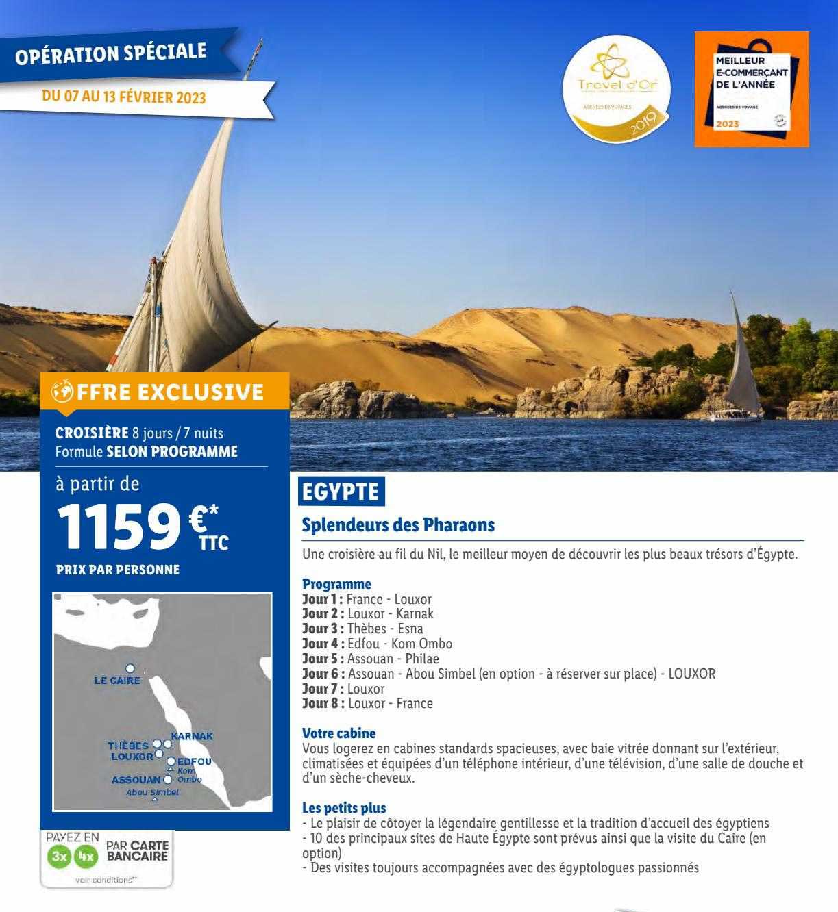 egypte : splendeurs des pharaons