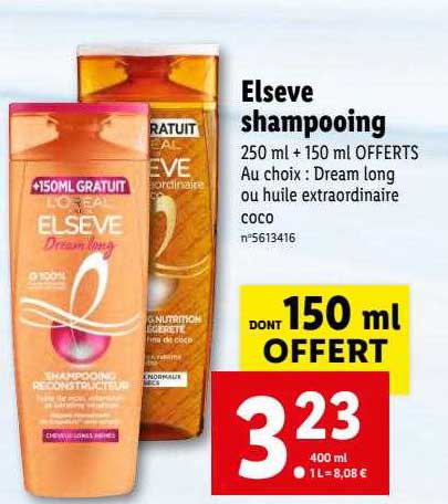 Elsève Shampooing