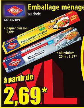 Emballage Ménage Albal