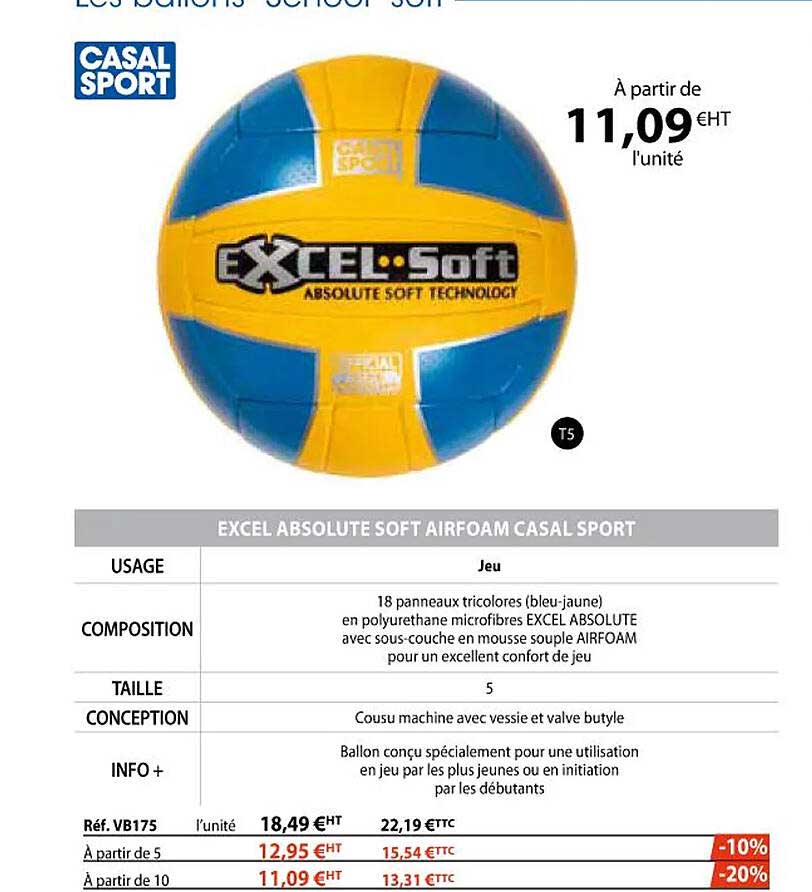 excel absolute soft airfoam casal sport