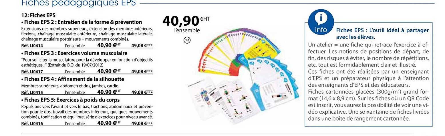 fiches eps