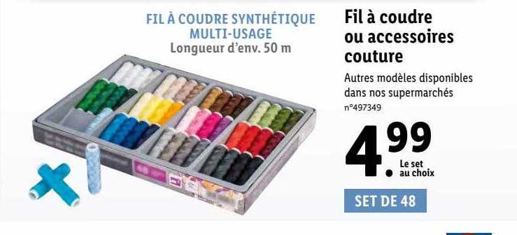 fil à coudre ou accessoires couture