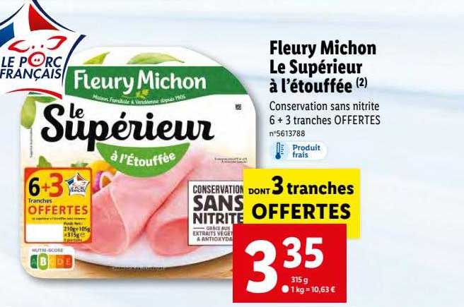 fleury michon le supérieur à l'étouffée