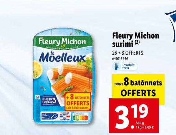 fleury michon surimi