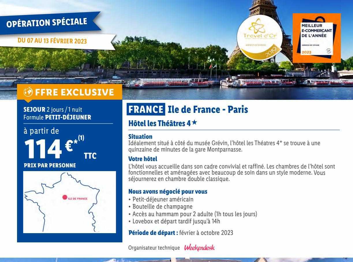 France île De France - Paris : Hôtel Les Théâtres 4*