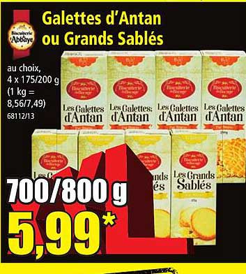 galettes d'antan ou grands sablés