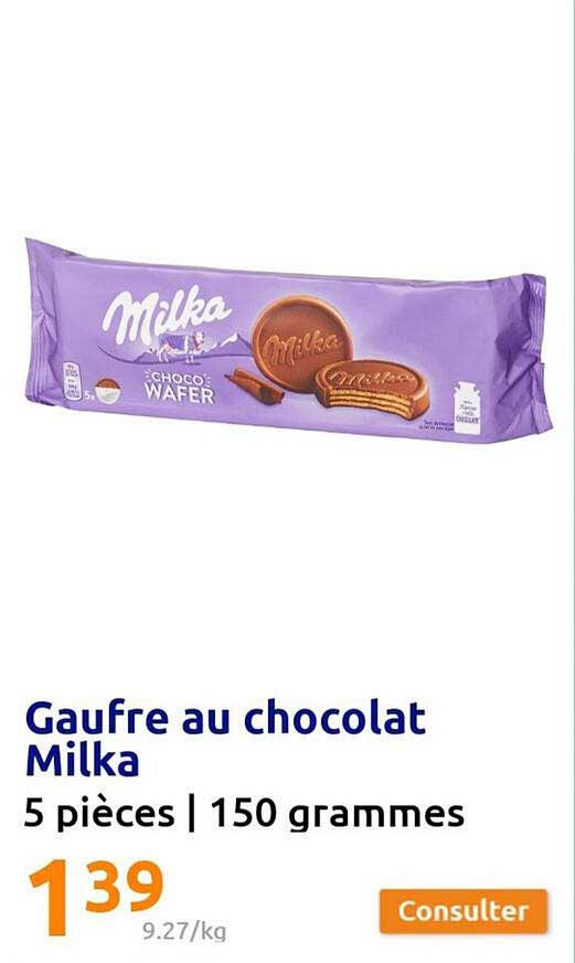 Gaufre Au Chocolat Milka