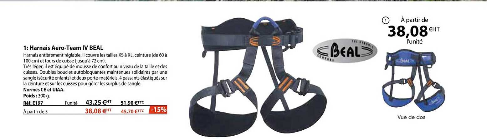 harnais aéro-team iv beal