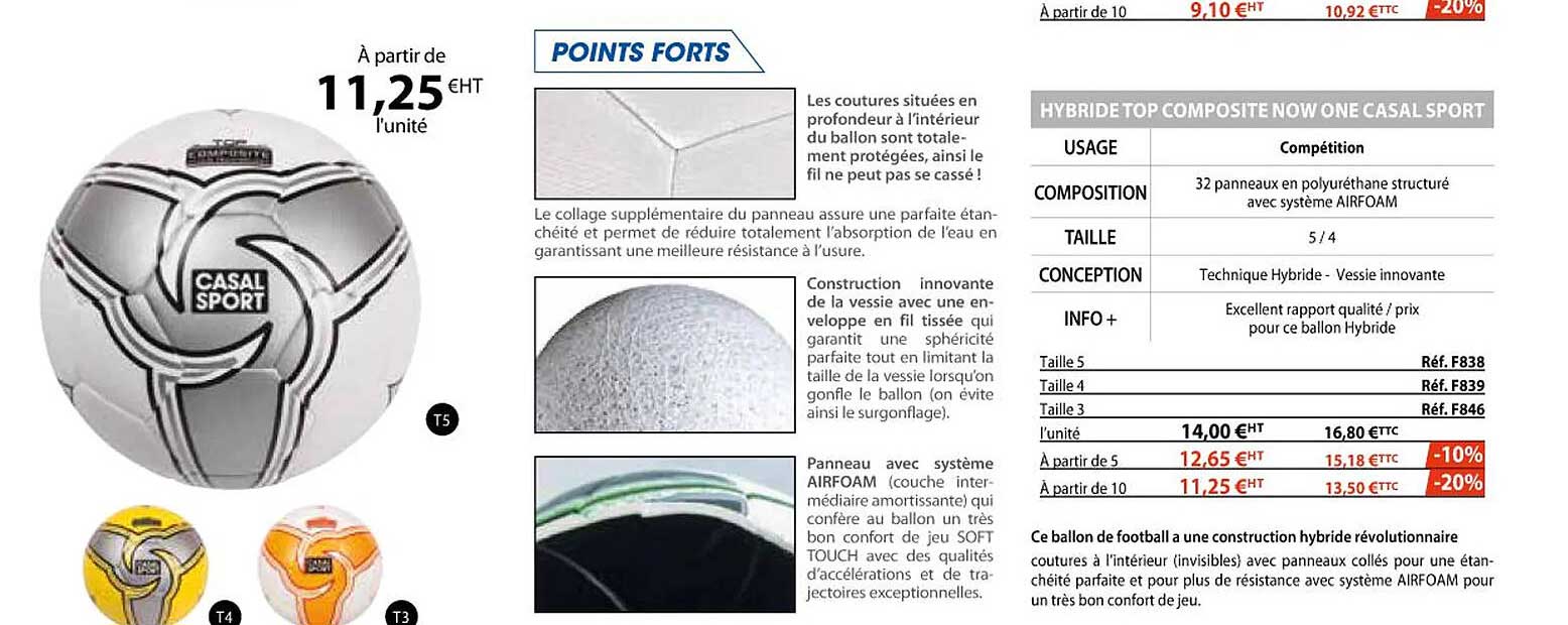 Hybride Top Composite Now One Casal Sport