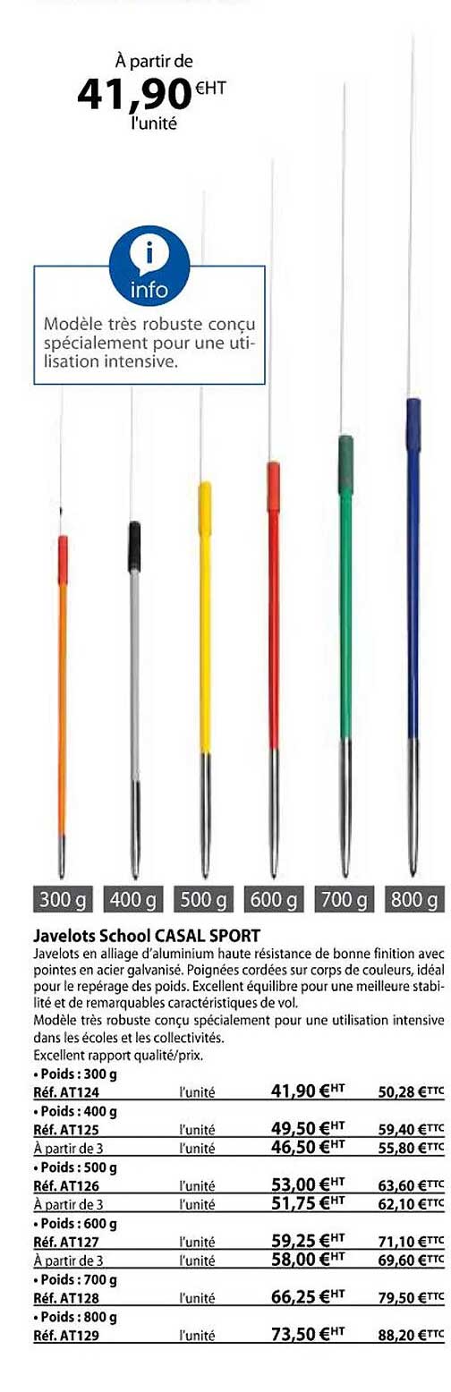 javelots school casal sport