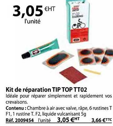 kit de réparation tip top tt02