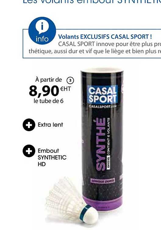 le tube de 6 casal sport