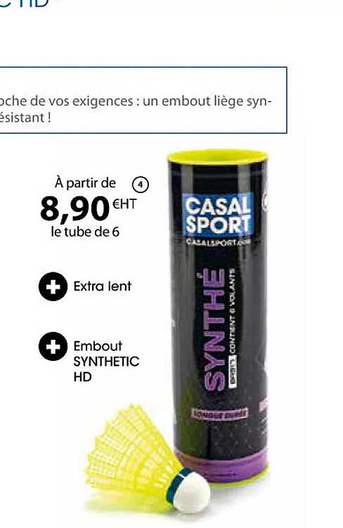 le tube de 6 casal sport