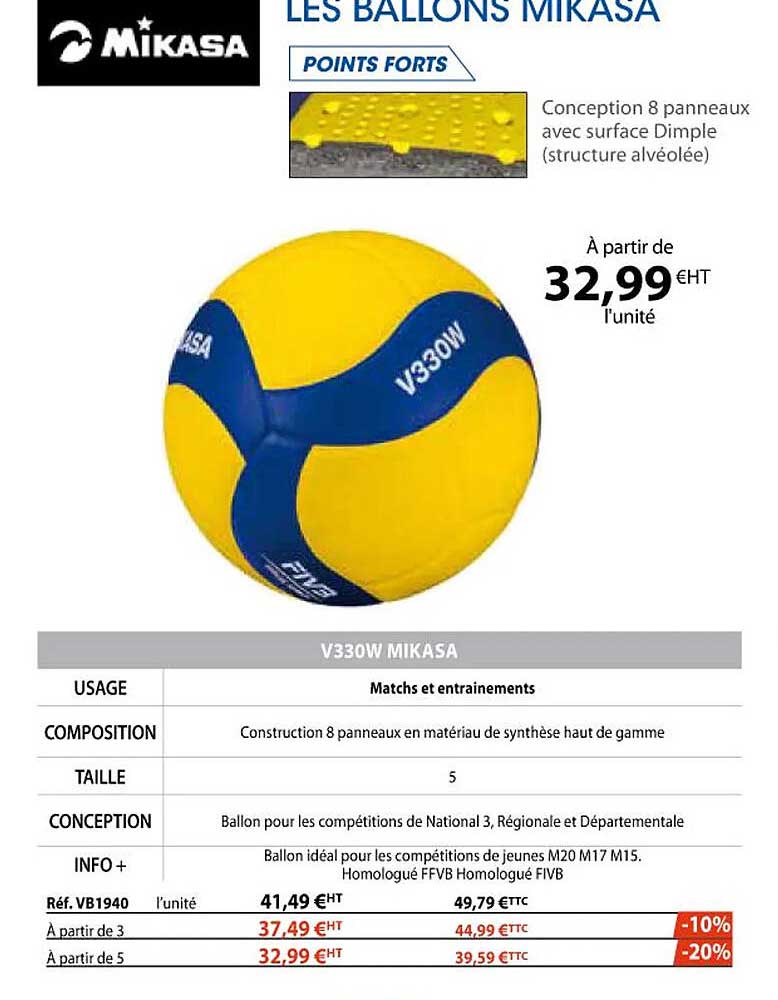 les ballons mikasa - v330w mikasa