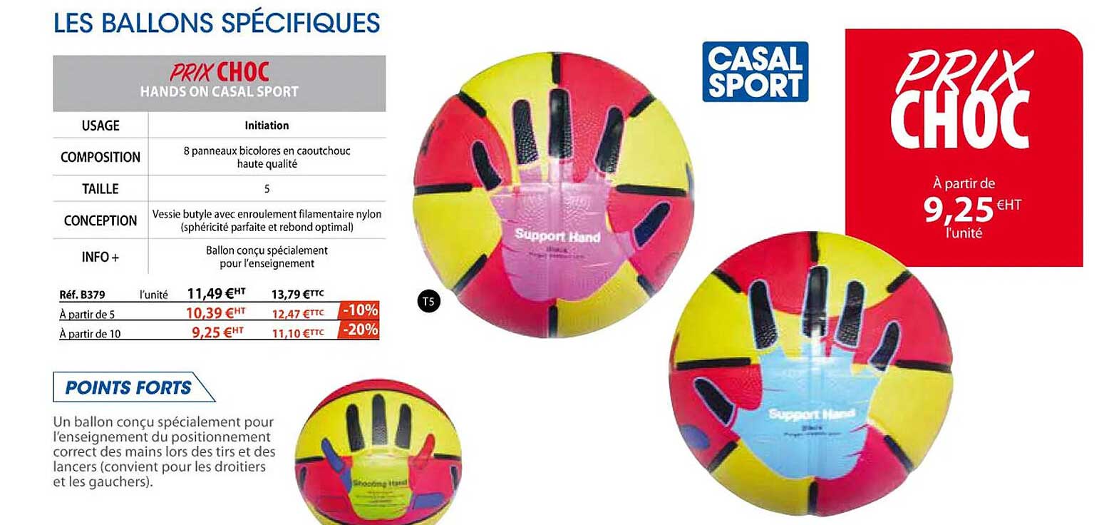 les ballons spécifiques