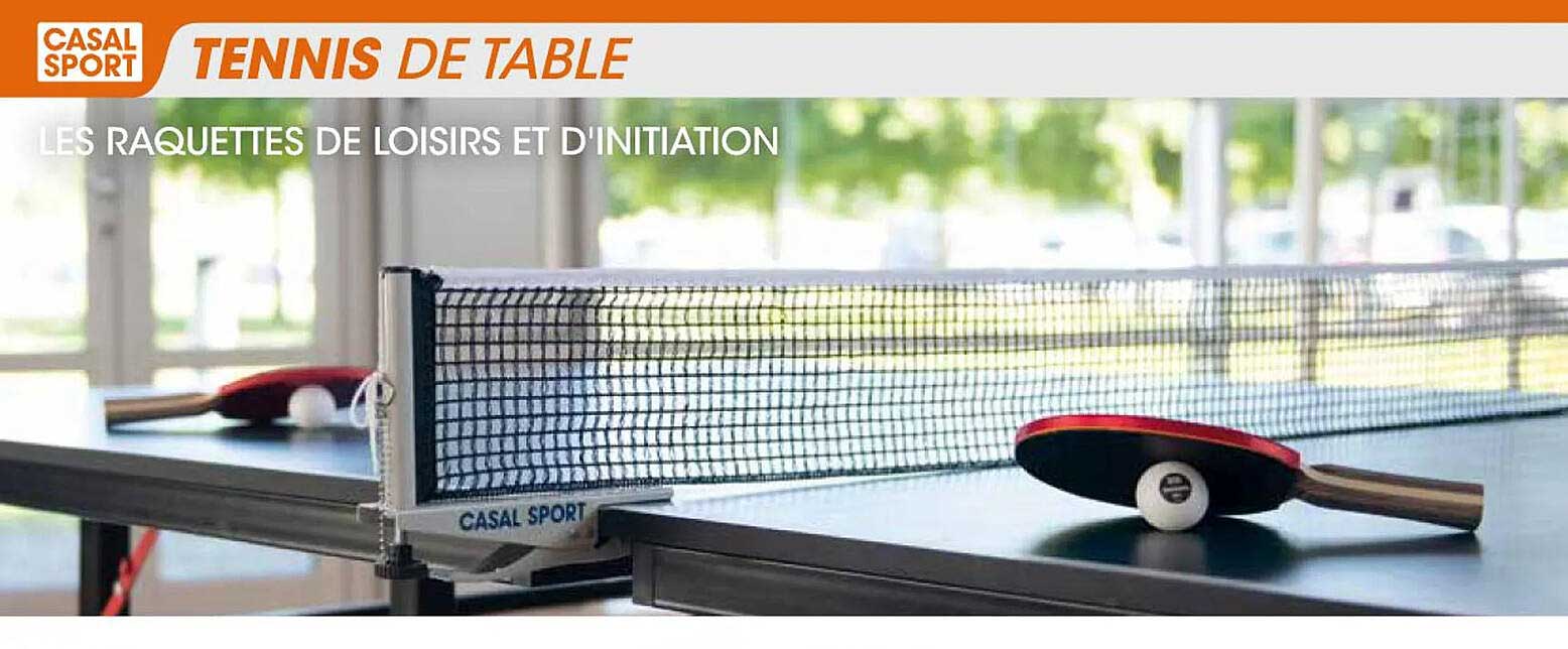 les raquettes de loisirs et d'initiation