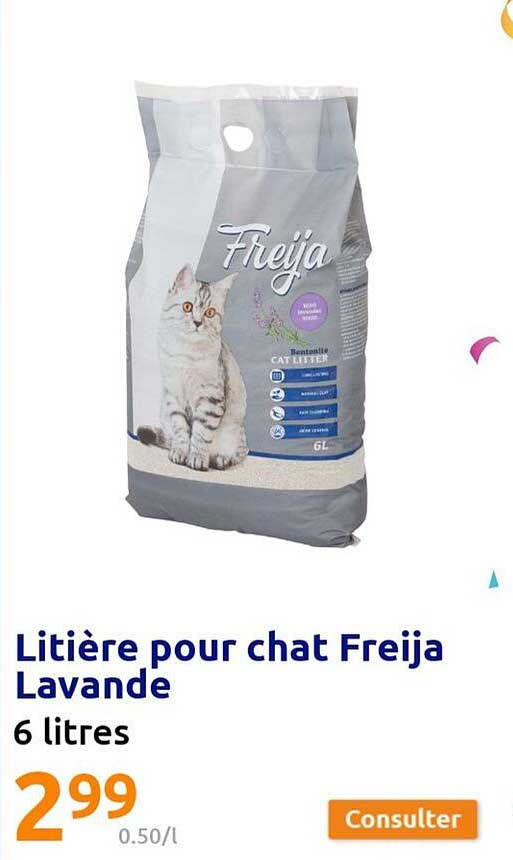 Litière Pour Chat Freija Lavande