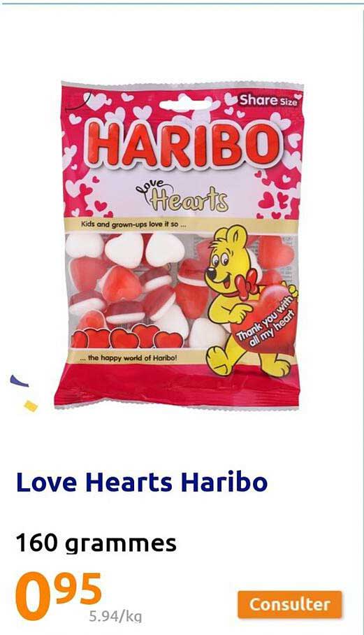 love hearts haribo