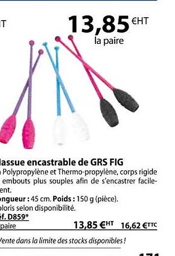 massue encastrable de grs fig