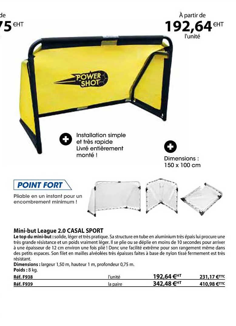 mini-but league 2.0 casal sport