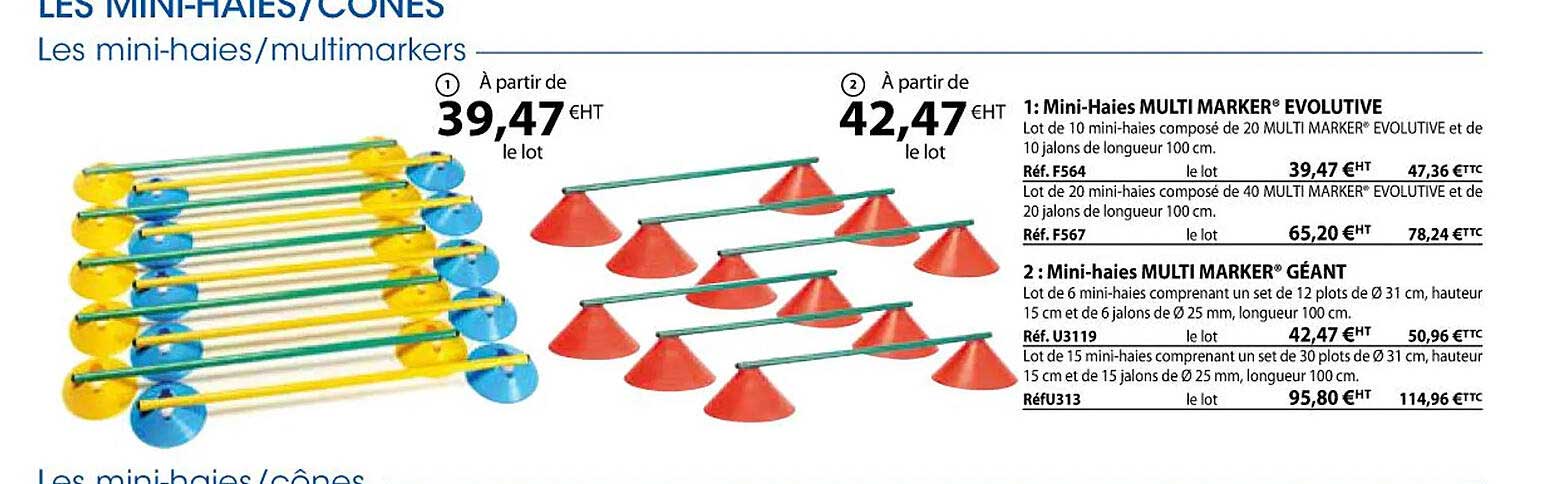 mini-haies multi marker evolutive, mini-haies multi marker géant