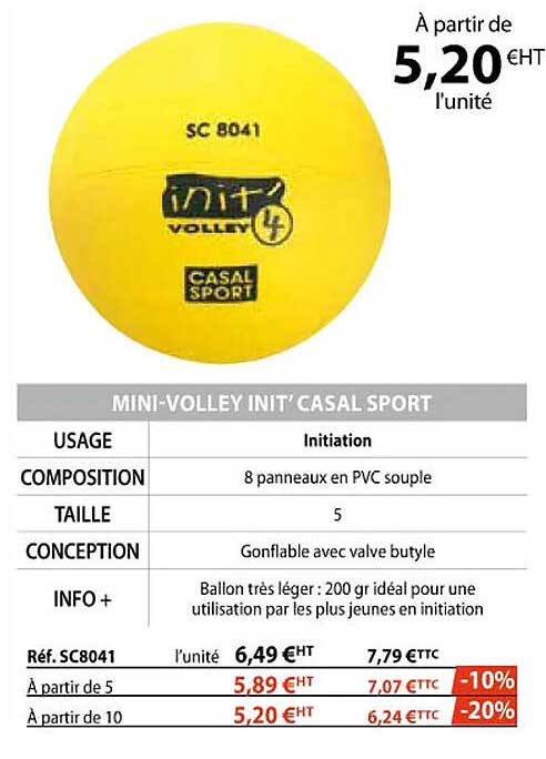 mini-volley init' casal sport