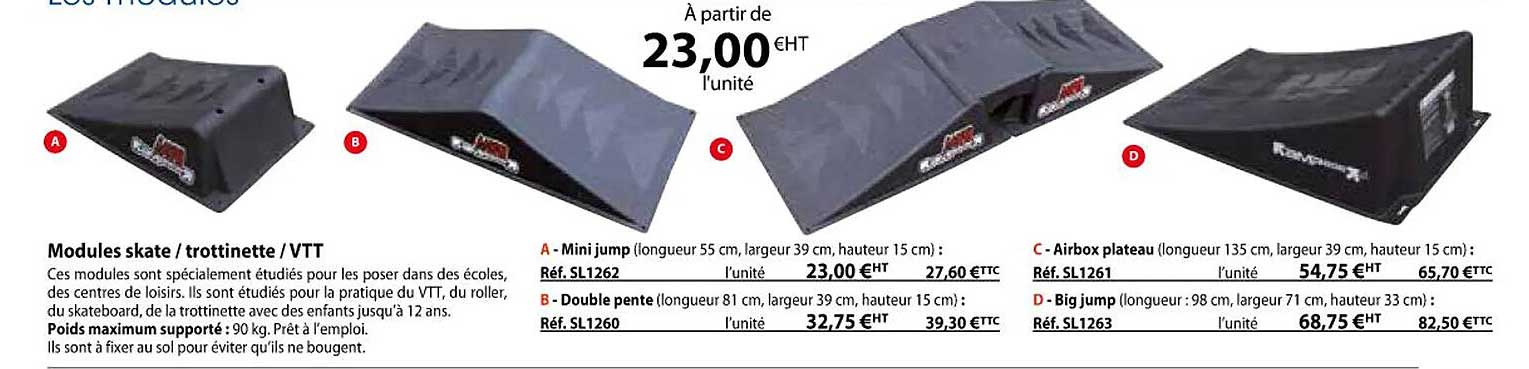 modules skate-trottinette-vtt