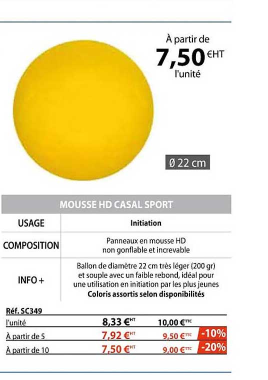 mousse hd casal sport