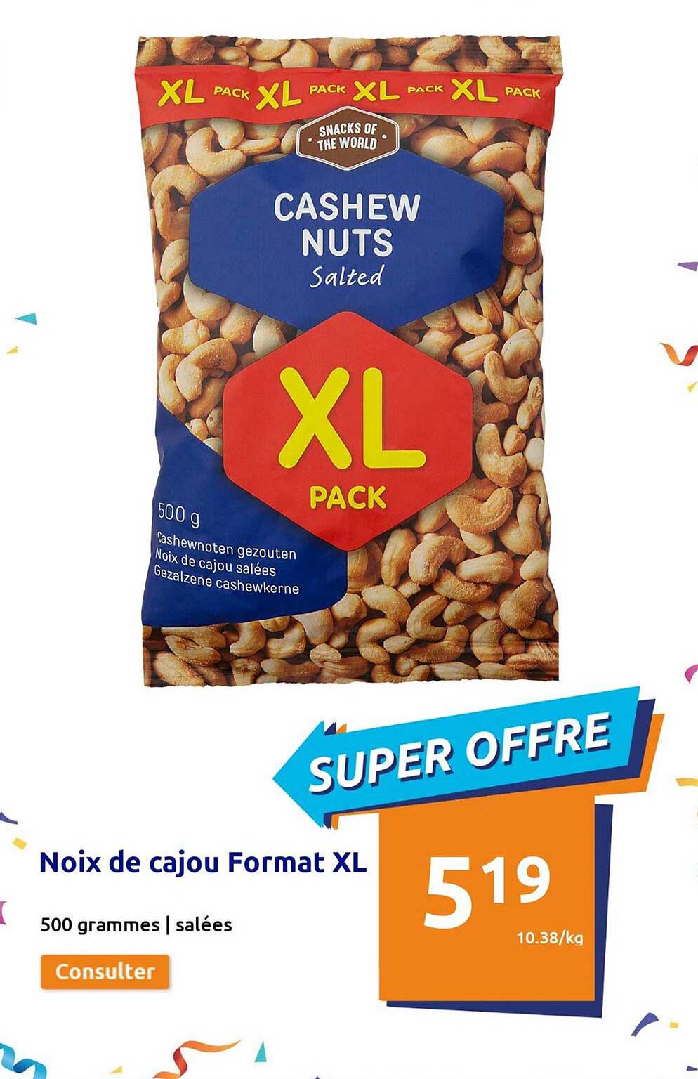 noix de cajou format xl