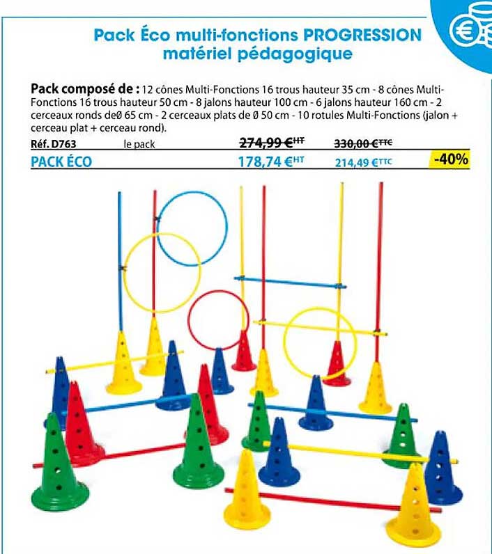 pack éco multifonctions progression matériel pédagogique