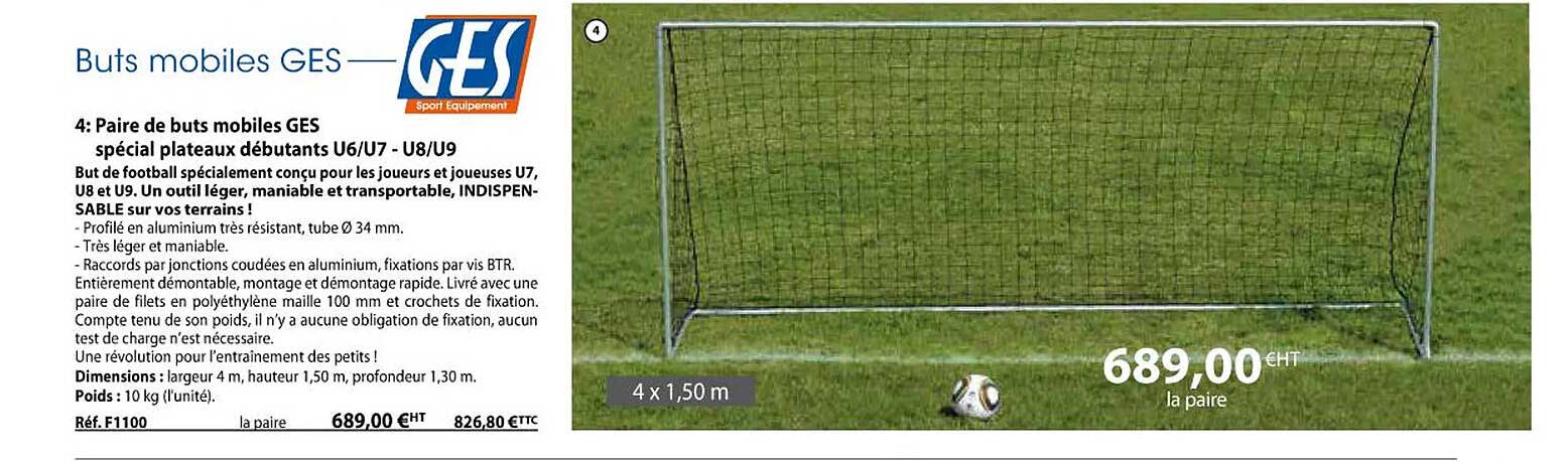 Paire De Buts Mobiles Ges