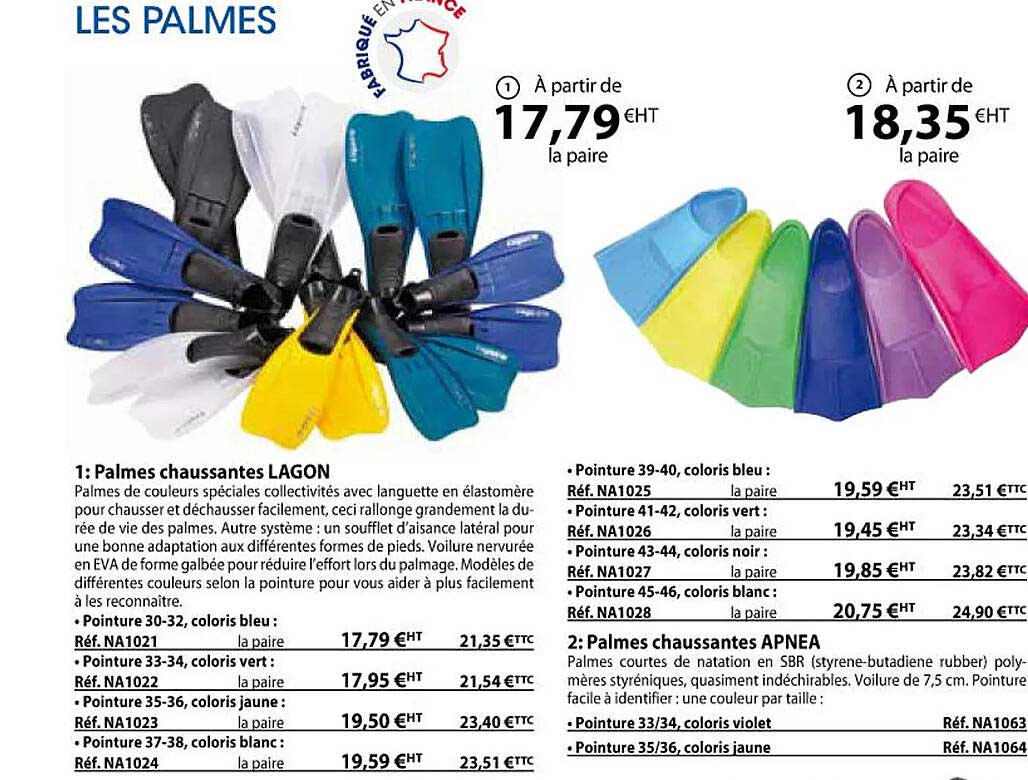 palmes chaussantes lagon, palmes chaussantes apnea