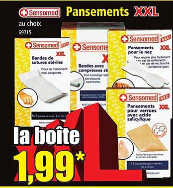Pansements Xxl Sensomed