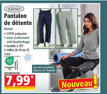 pantalon de détente femme elleNor