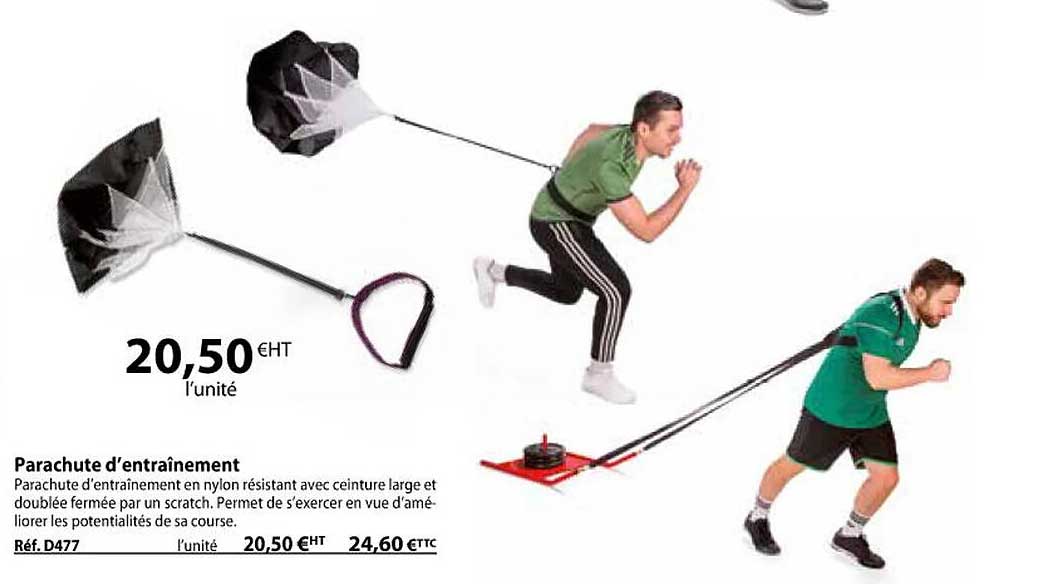 parachute d'entraînement