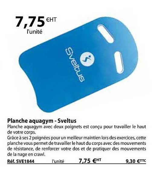 Planche Aquagym - Sveltus