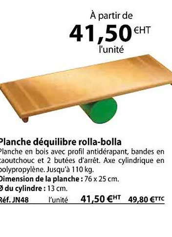 planche d'équilibre rolla-bolla