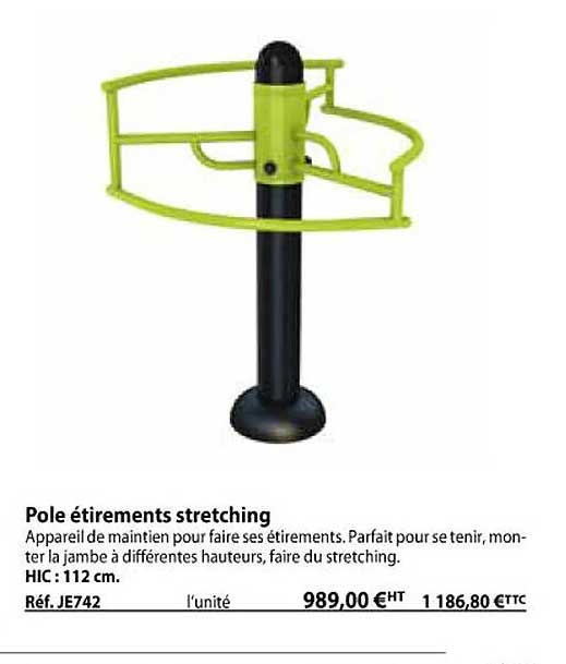 pole étirements stretching