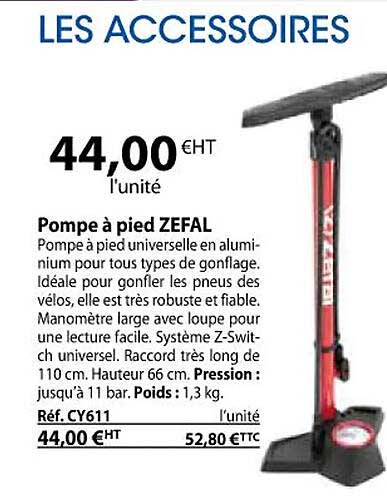 pompe à pied zefal
