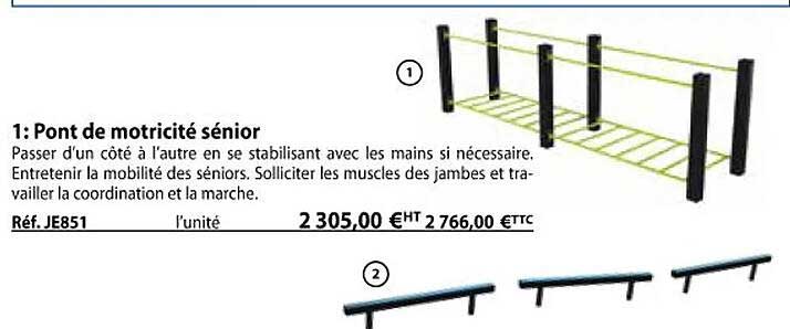 pont de motricité sénior