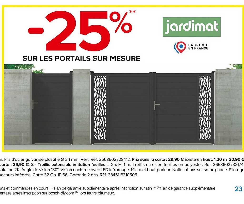 portails sur mesure jardimat