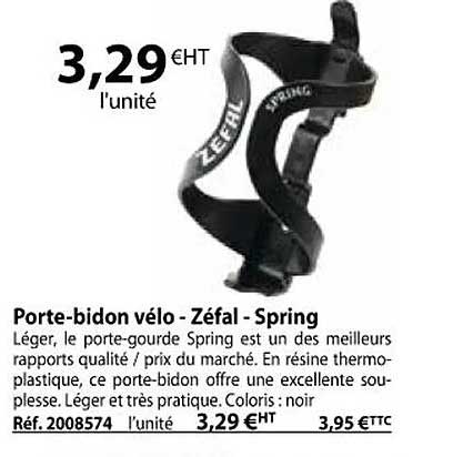 porte-bidon vélo - zéfal - spring